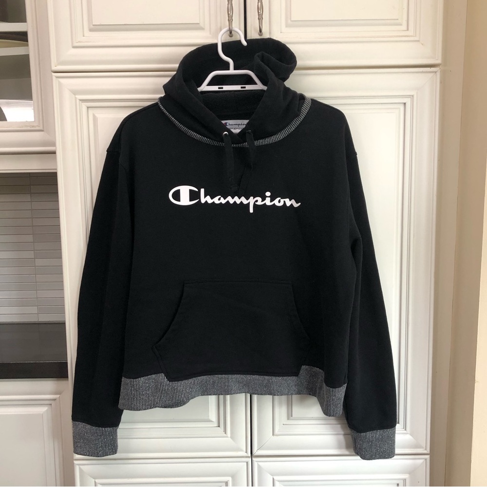 Champion women’s black and sparkle hoodie